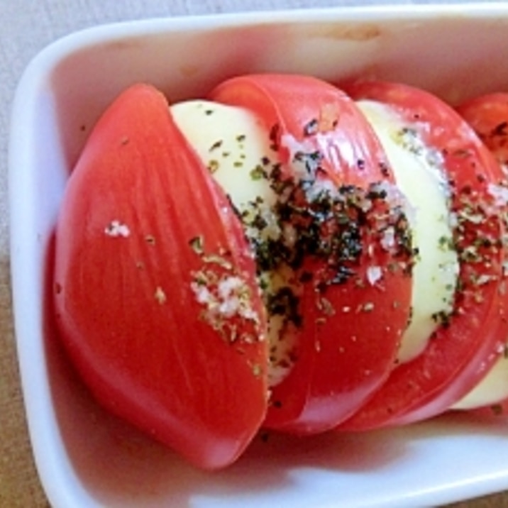 トースターで 温かいカプレーゼ レシピ 作り方 By はぁぽじ 楽天レシピ